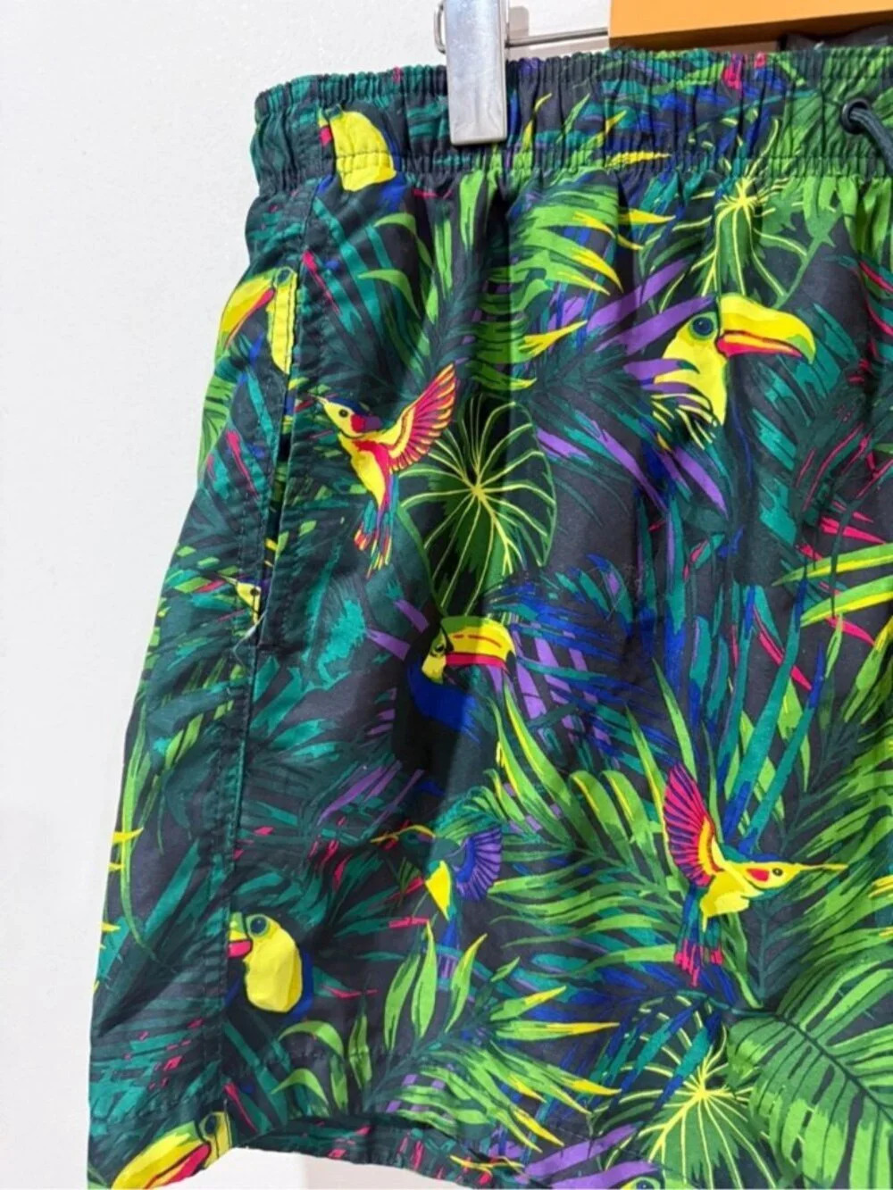 H&M Tropical Print Swim Shorts Size L